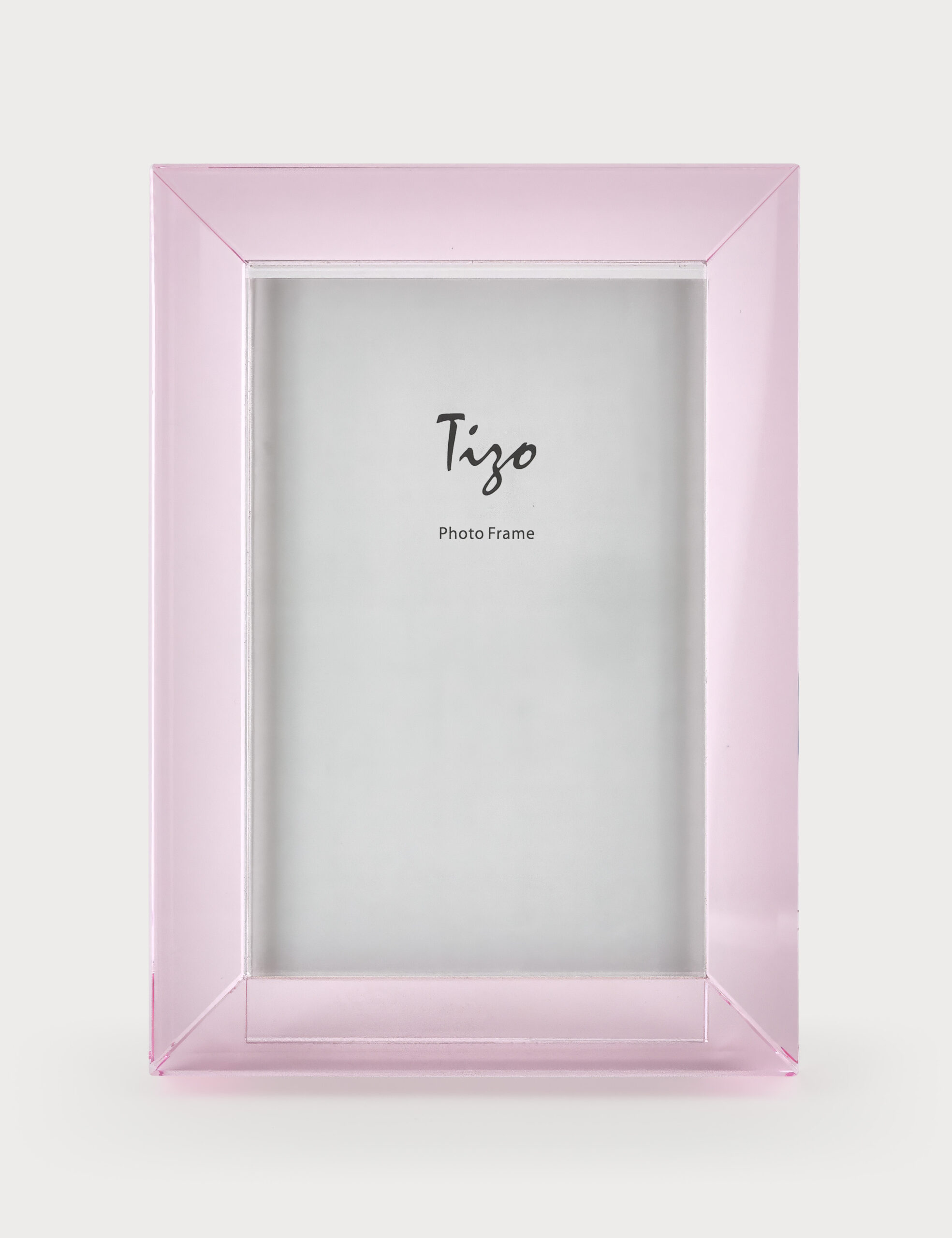 4X6 – Cryrstal Glass Picture Frame Pink