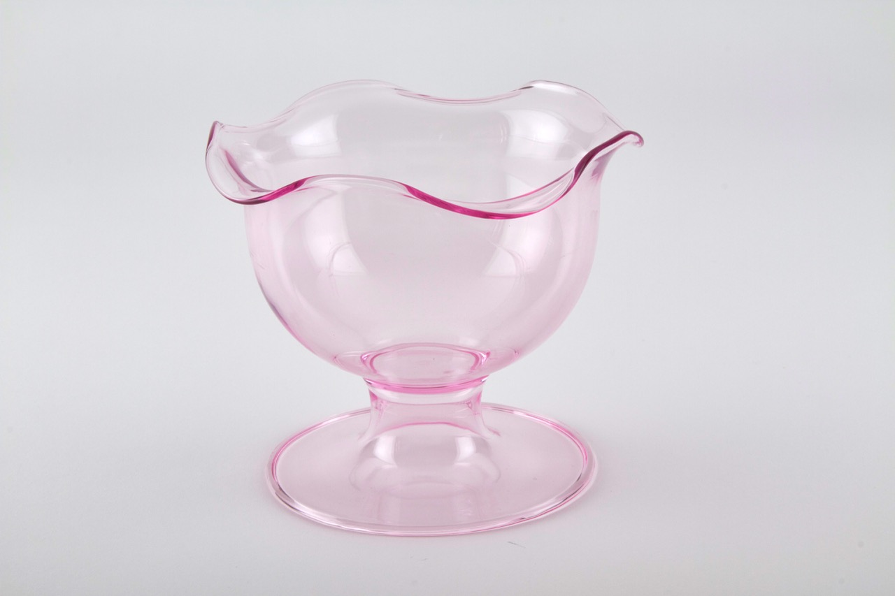 Glass Ftd. Bowl Pink