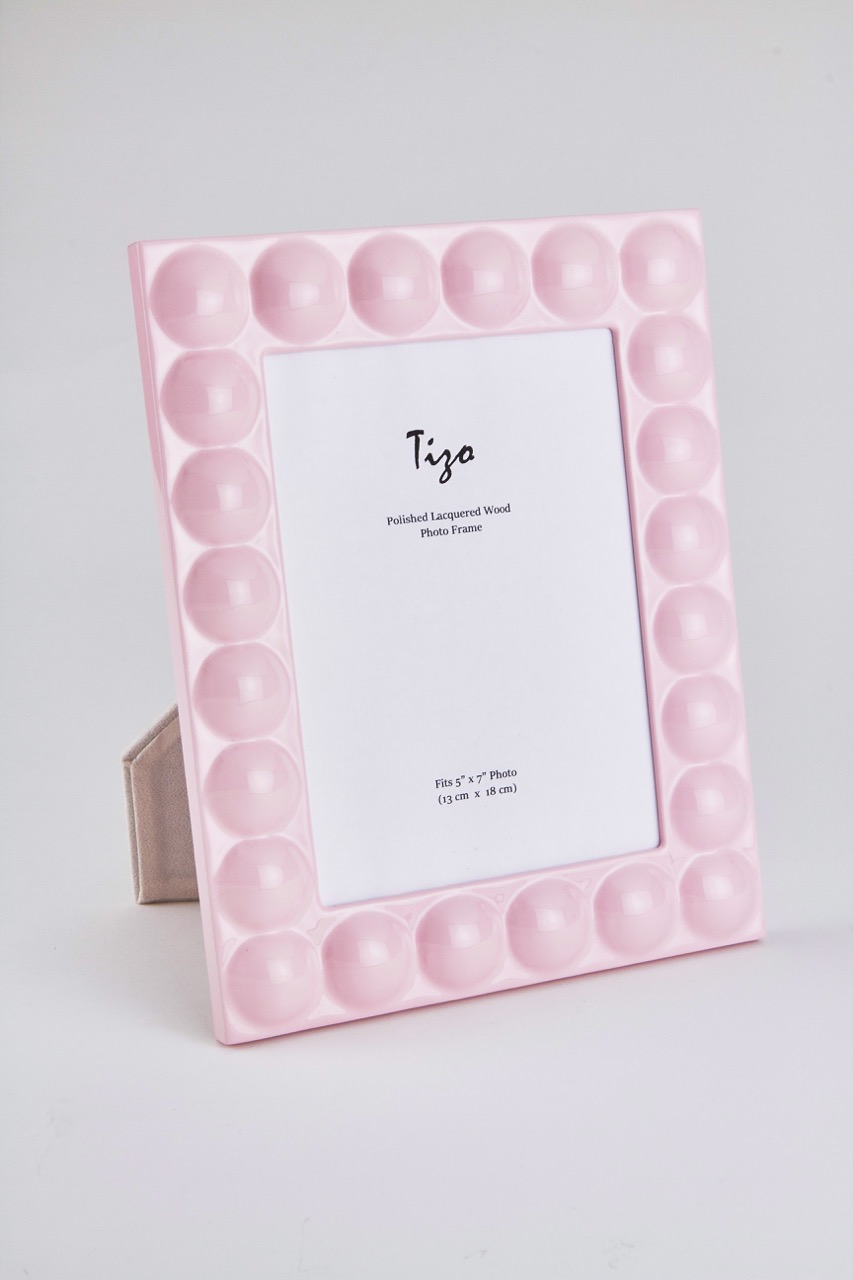 Lacquer Wood Frame Pink