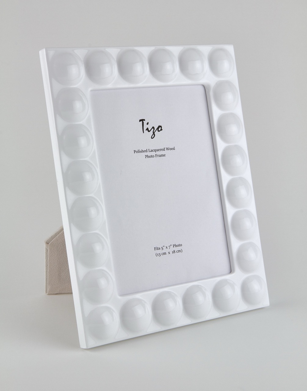 Lacquer Wood Frame White